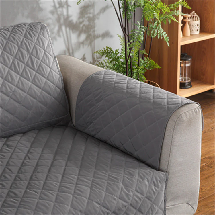 2-Seater Sofa Slipcover Quilted Couch Cover Water Resistant Furniture Protector - Image 6