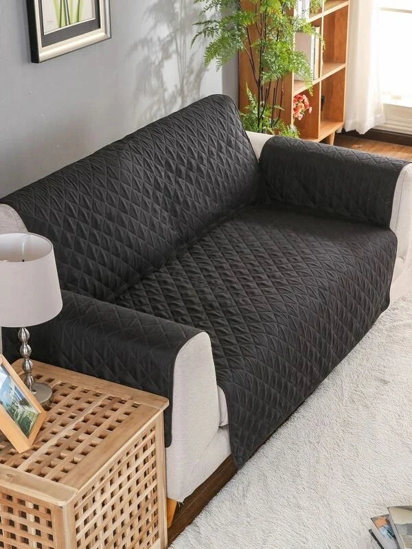 2-Seater Sofa Slipcover Quilted Couch Cover Water Resistant Furniture Protector - Image 5