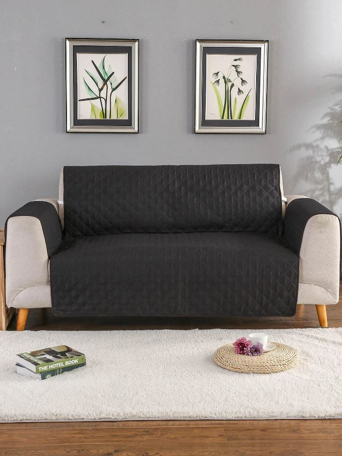 2-Seater Sofa Slipcover Quilted Couch Cover Water Resistant Furniture Protector - Image 8