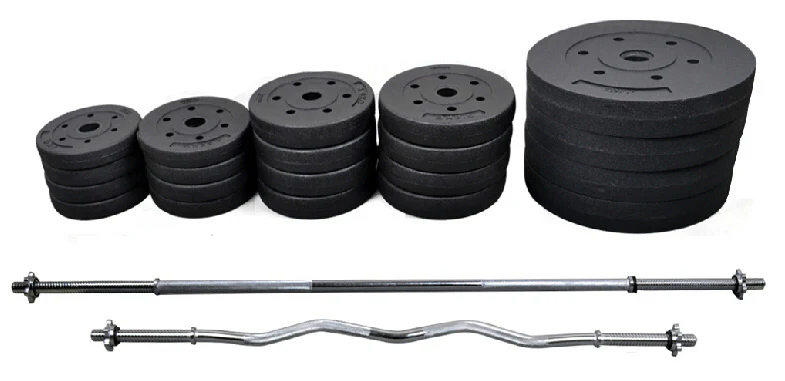 2 x 10kg Barbell Weight Plates Set 20kg Weights - Image 10