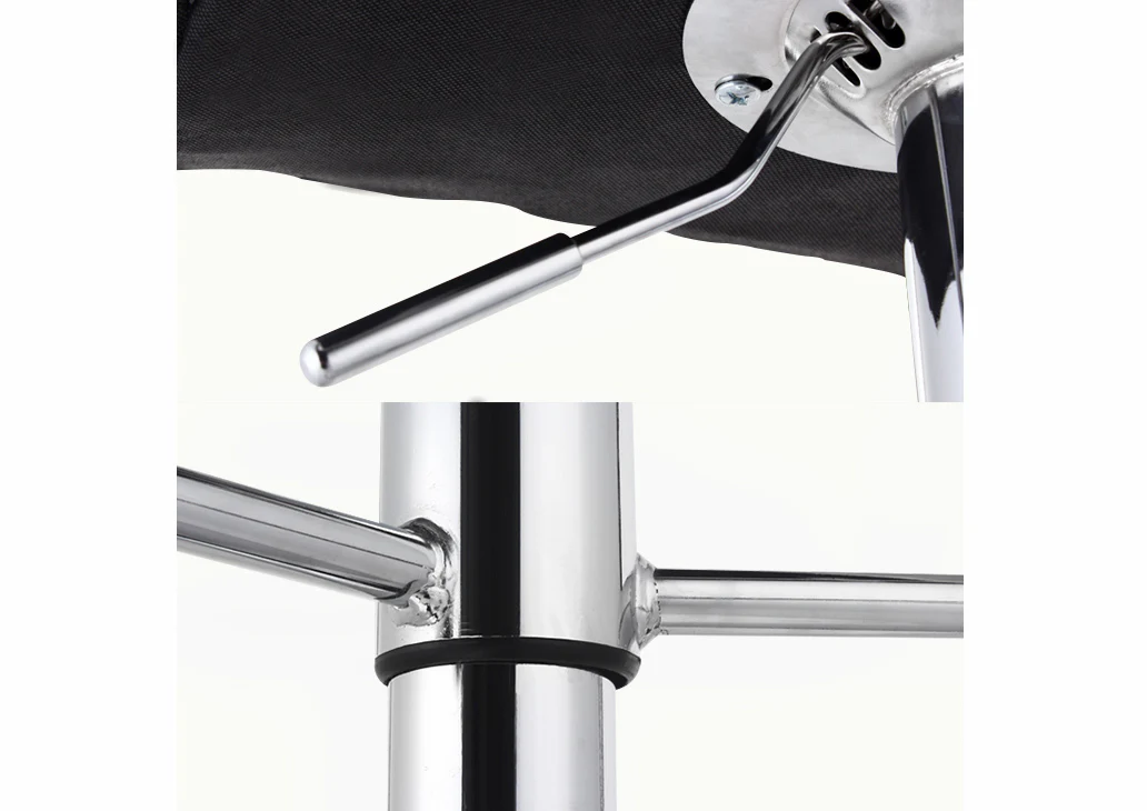 2 x Elegance High Back PU Leather Bar Stools (White -Set of 2) - Image 10