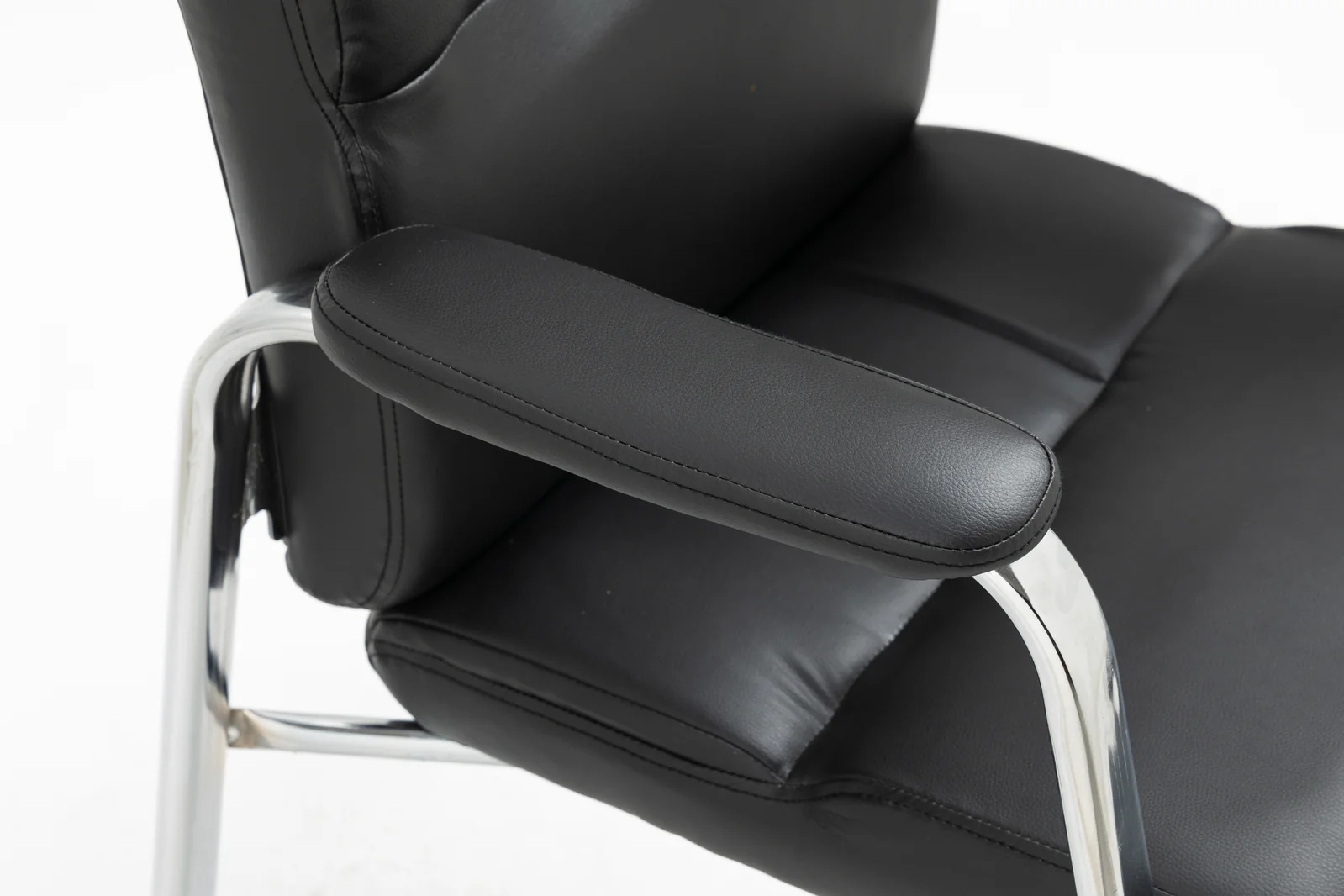 2 x Elite Executive Office Visitor Conference Chair (Black - Set of 2) - Image 7