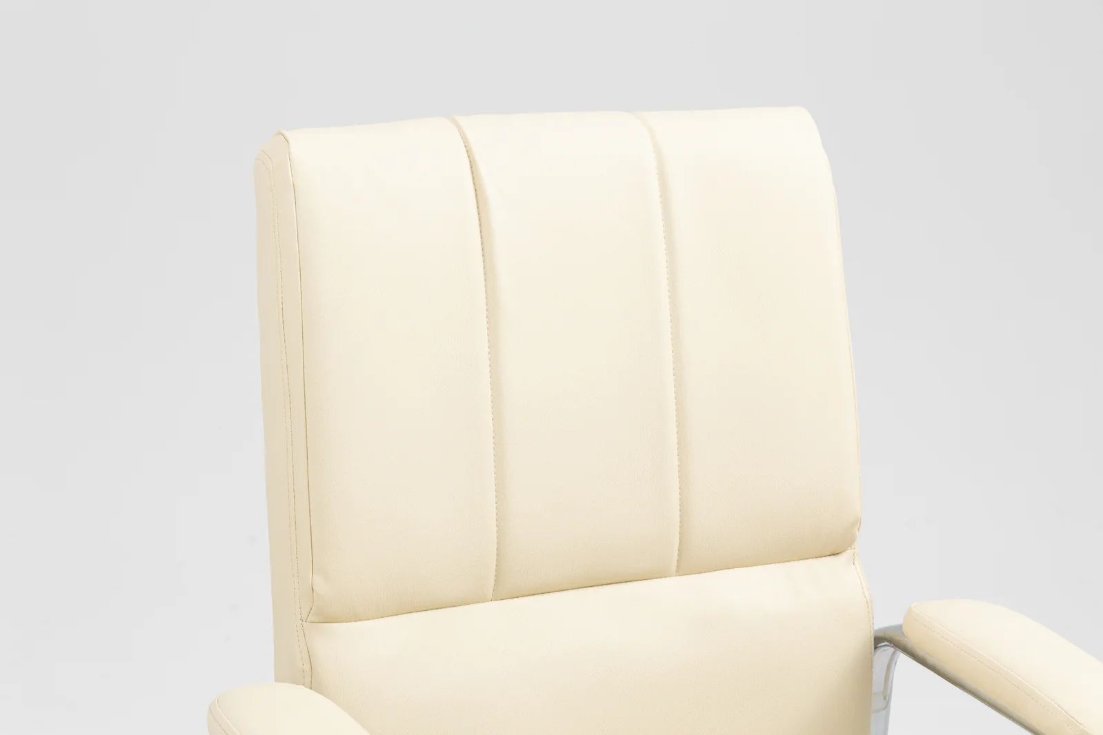 2 x Elite Executive Office Visitor Conference Chair (Ivory - Set of 2) - Image 13