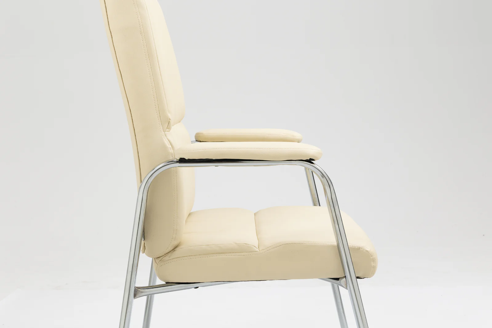 2 x Elite Executive Office Visitor Conference Chair (Ivory - Set of 2) - Image 14