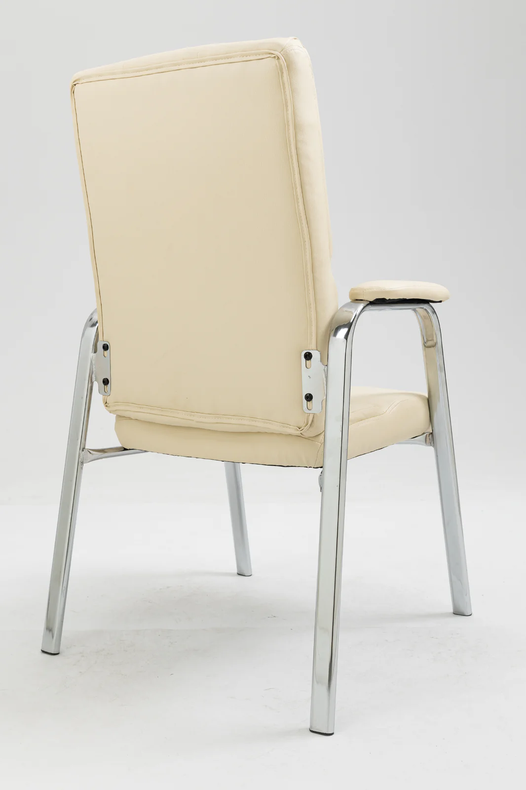2 x Elite Executive Office Visitor Conference Chair (Ivory - Set of 2) - Image 6