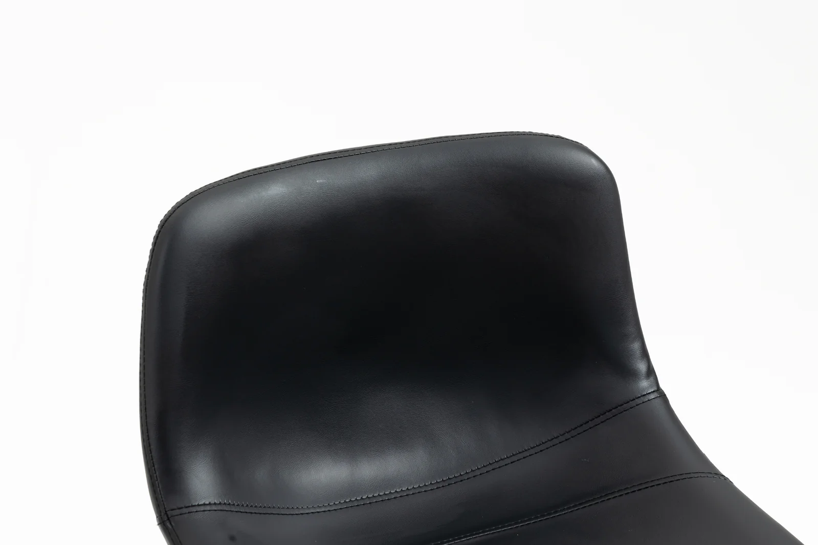 2 x Enliven Designer Faux Leather Bar Stools (Black - Set of 2) - Image 6