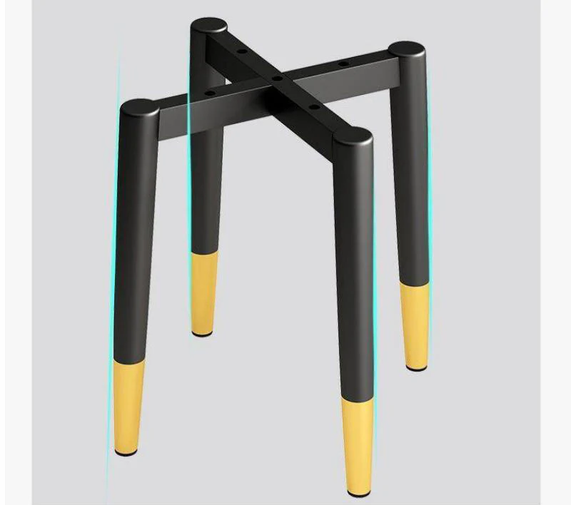 2 X Minimalist Faux Leather Dining Table Stool Padded Dressing Stool - Image 10
