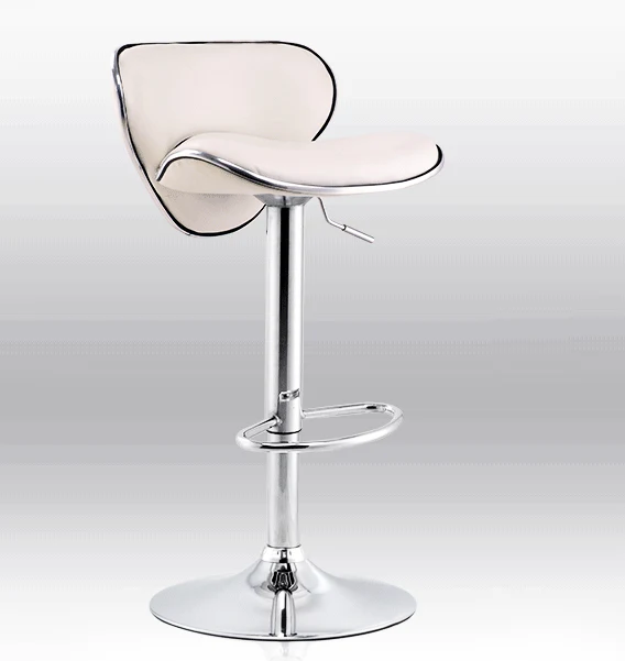 2 x Resort Designer PU Leather Bar Stools (White - Set of 2) - Image 13