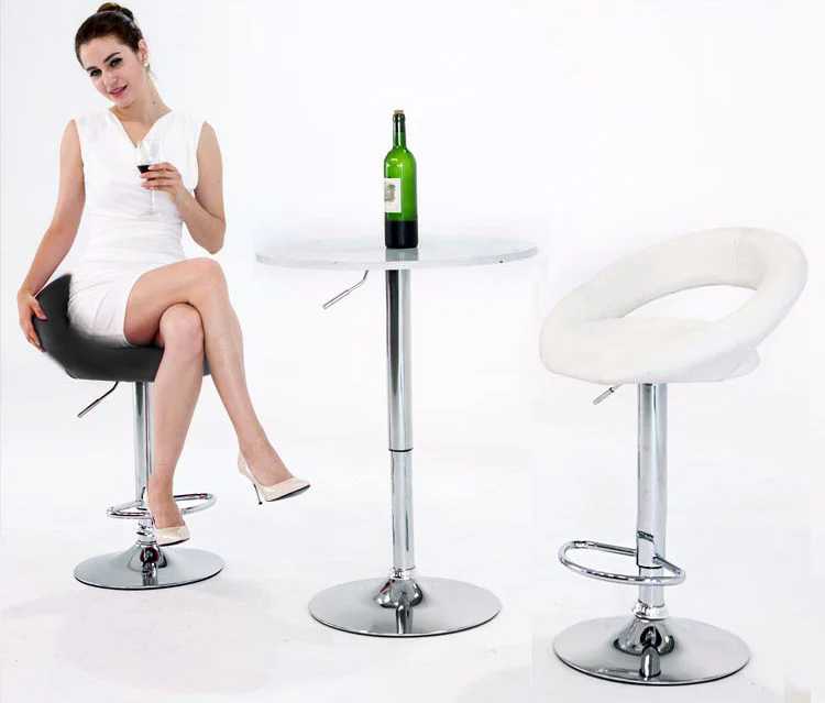 2 x Royal Designer Bar Stools Moon Chairs (BLACK - Set of 2) - Image 8