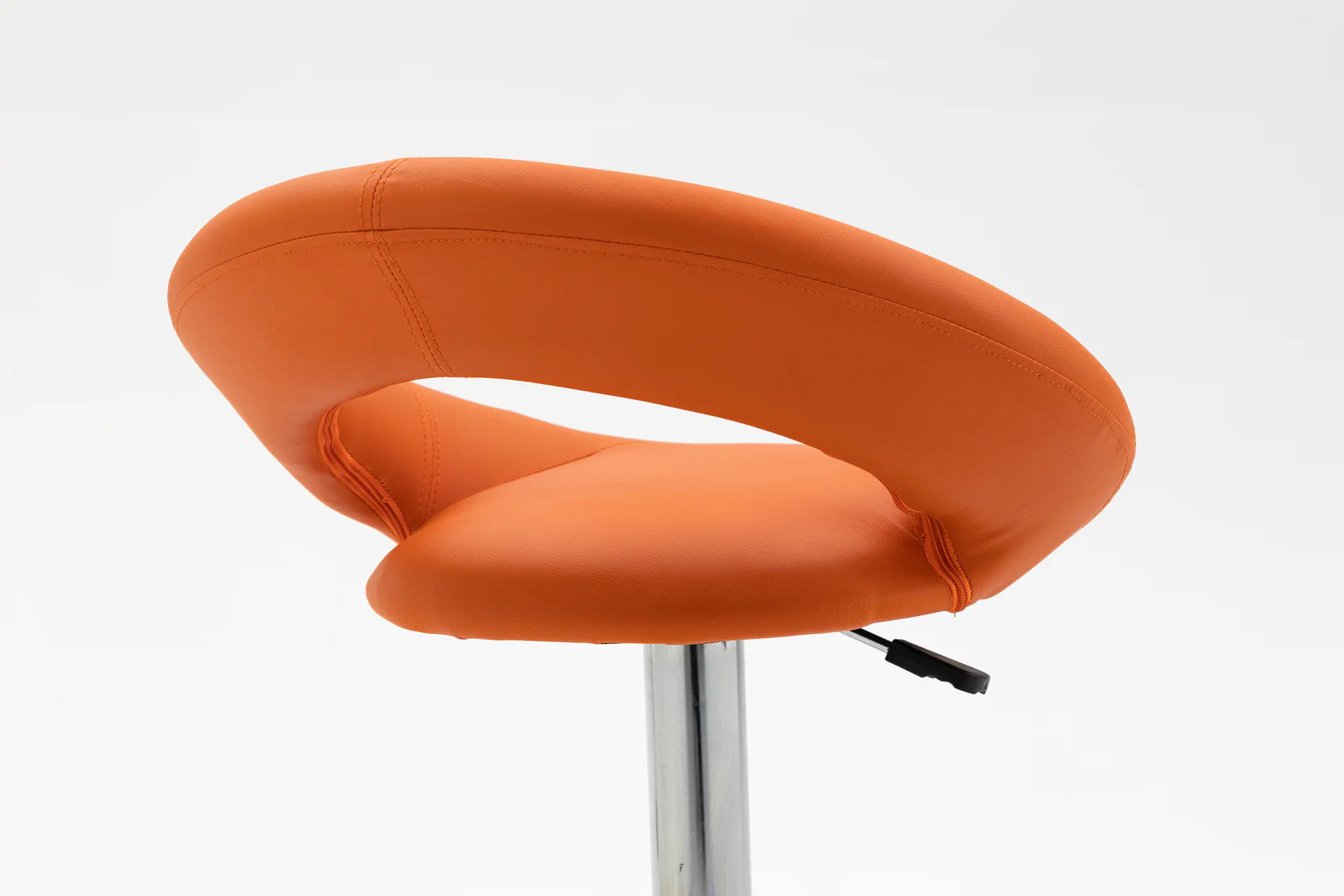2 x Royal Designer Bar Stools Moon Chairs (Orange - Set of 2) - Image 9