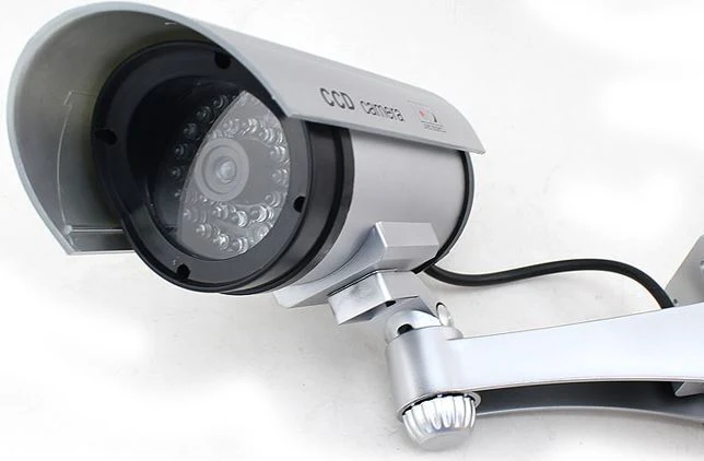 2 x Solar Powered IR Simulation Dummy Security Cameras - Image 8