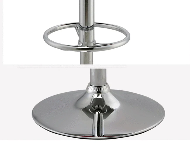 2 x Symphony High Back Faux Leather Bar Stools (Black) - Image 10