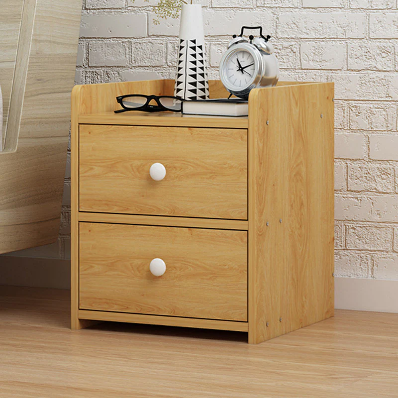 2 x Varossa Classic Bedside Table / Chest of Drawers (Natural Oak) - Image 4