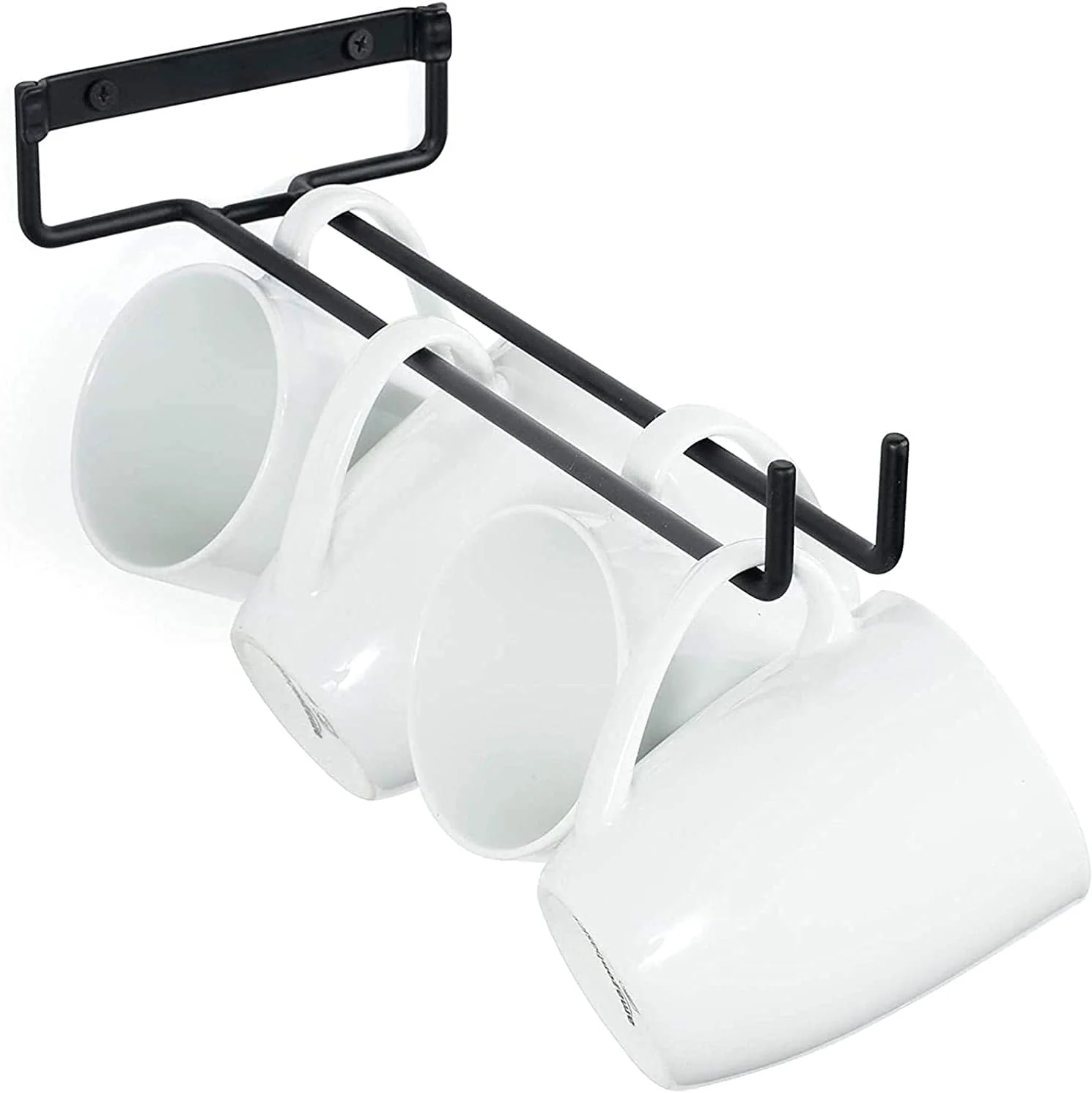 2 x Wine Glass Hanger Rack Kitchen Bar Stemware Metal Storage Organiser - Image 9
