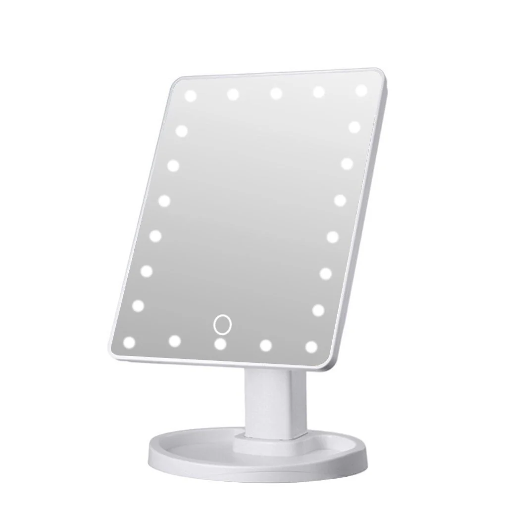22 LED Makeup Mirror 360 Degree Rotating Touch Screen - Image 10