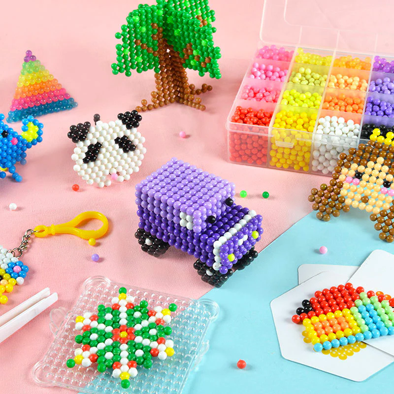 2400 Colourful Water Beads and Accessories Arts and Craft Kit - Image 5