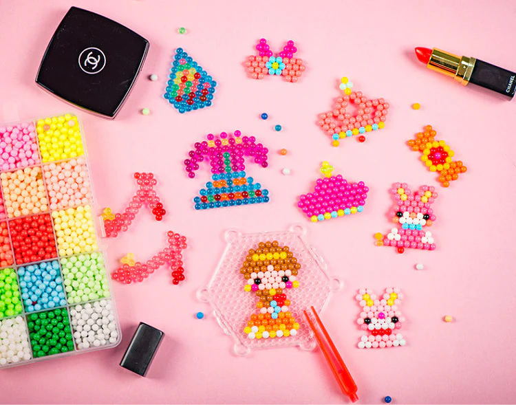 2400 Colourful Water Beads and Accessories Arts and Craft Kit - Image 9