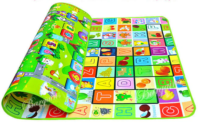 2m Double Sided Large Alphabet & Numbers Baby Kids Play Mat - Image 8