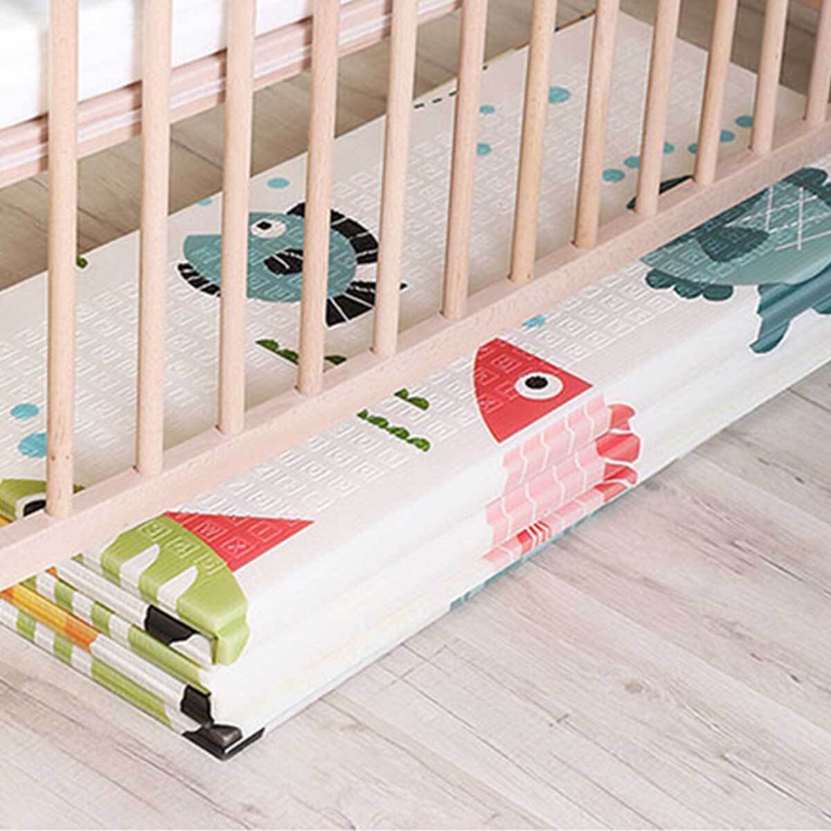 2m Double Sided Large Extra Thick Baby Kids Waterproof Folding Play Mat - Image 5