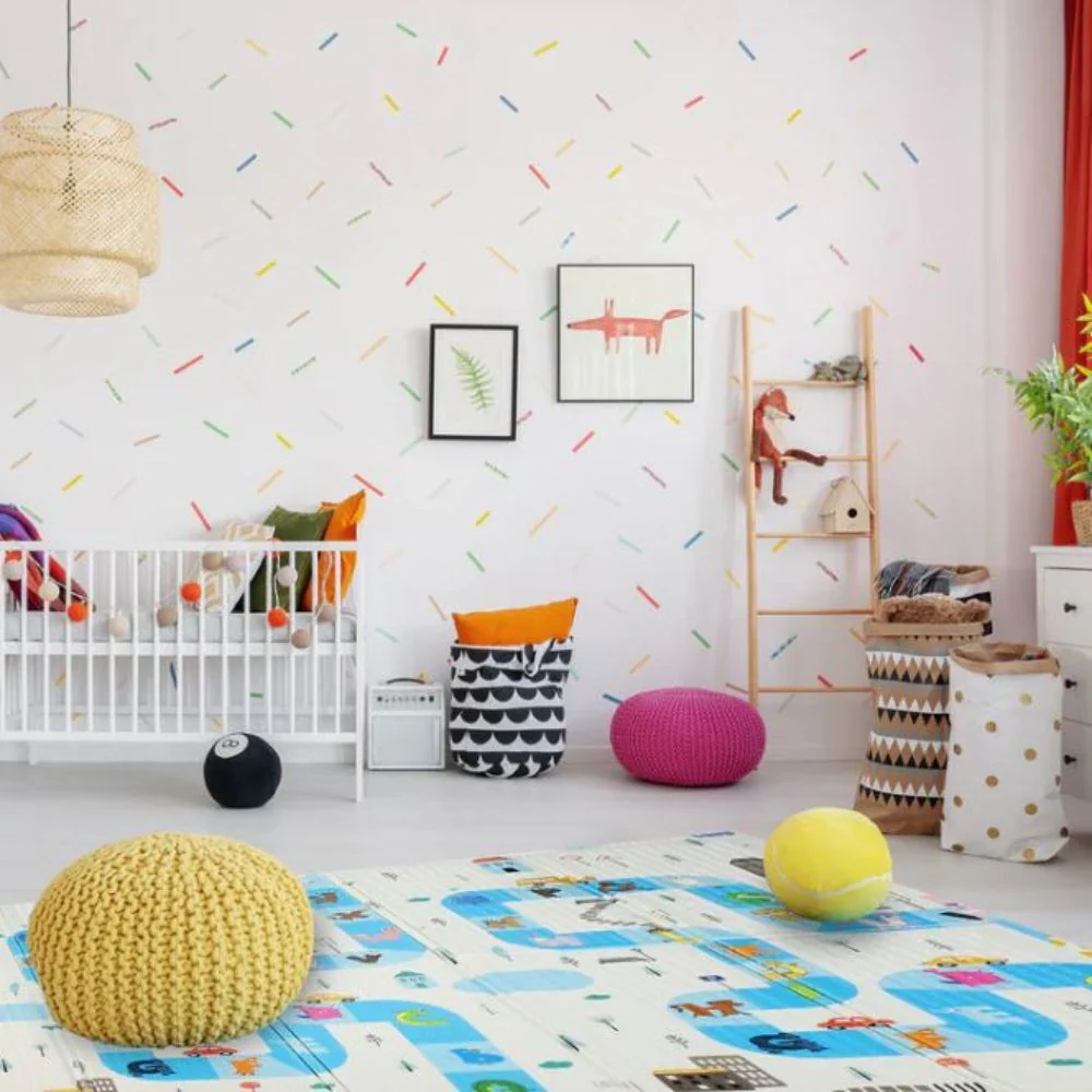 2m Double Sided Large Extra Thick Baby Kids Waterproof Folding Play Mat - Image 8