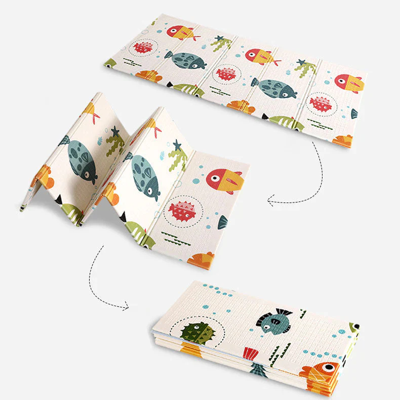 2m Double Sided Large Extra Thick Baby Kids Waterproof Folding Play Mat - Image 17