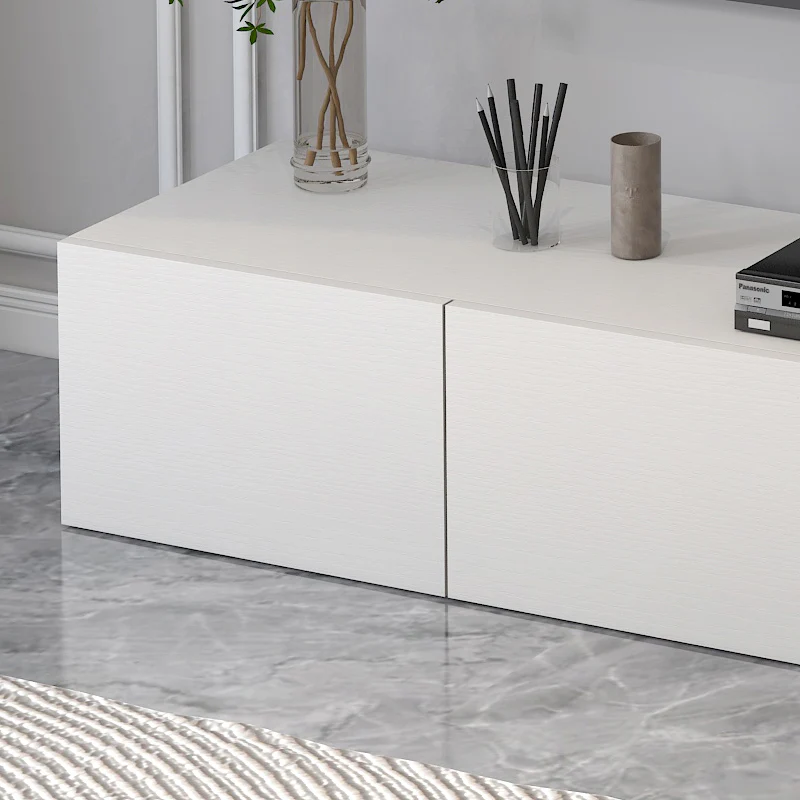 2m Lusso Designer Wooden TV Cabinet Entertainment Unit 200cm (White) - Image 4