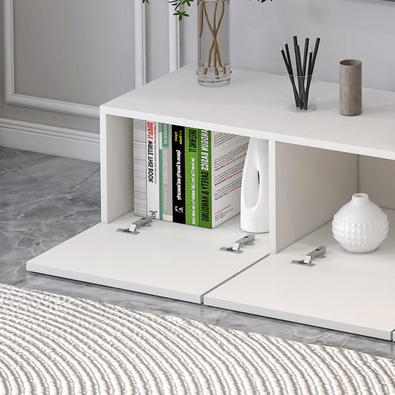 2m Lusso Designer Wooden TV Cabinet Entertainment Unit 200cm (White) - Image 7