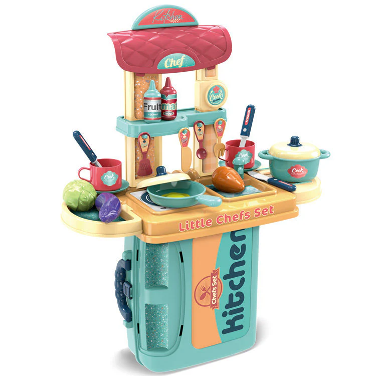 3 in 1 Kitchen Kids Pretend Play Toy Set - Image 4