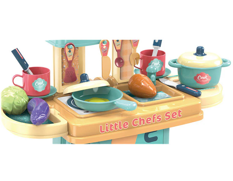 3 in 1 Kitchen Kids Pretend Play Toy Set - Image 5