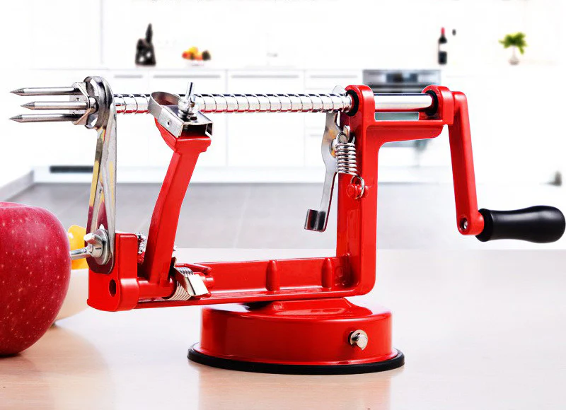 3-in-1 Stainless Steel Apple/Potato Peeler Corer Slicer Peeling Machine - Image 7