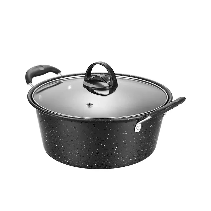 3-Piece Stone Non-Stick Pot Frying Pan Cookware Set - Image 8