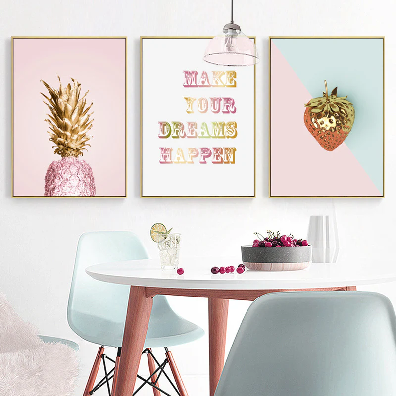 3-Pieces Set Luxe Paintings Framed Canvas Wall Art - Image 4