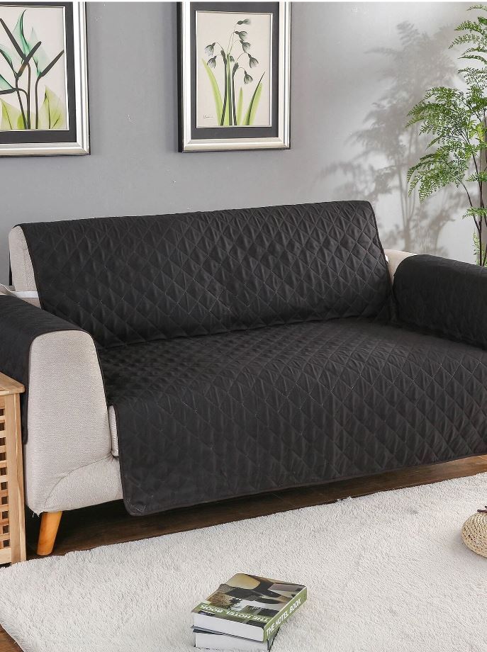 3-Seater Sofa Slipcover Quilted Couch Cover Water Resistant Furniture Protector - Image 11