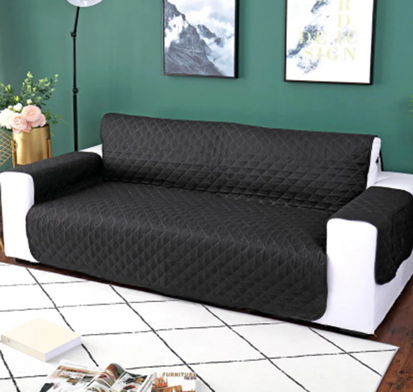 3-Seater Sofa Slipcover Quilted Couch Cover Water Resistant Furniture Protector - Image 13
