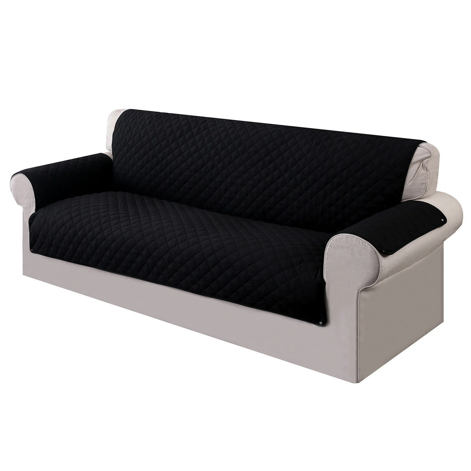3-Seater Sofa Slipcover Quilted Couch Cover Water Resistant Furniture Protector - Image 4