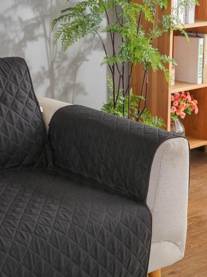 3-Seater Sofa Slipcover Quilted Couch Cover Water Resistant Furniture Protector - Image 8