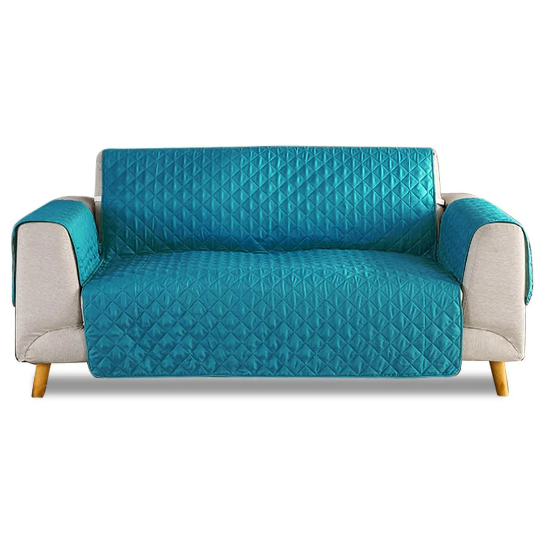 3-Seater Sofa Slipcover Quilted Couch Cover Water Resistant Furniture Protector - Image 4
