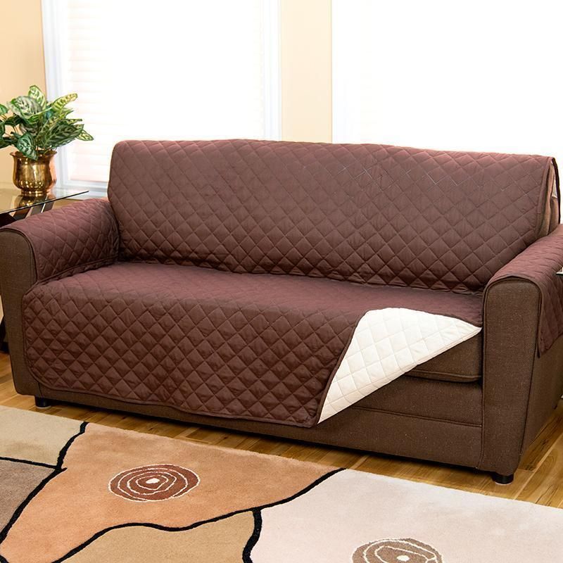 3-Seater Sofa Slipcover Quilted Couch Cover Water Resistant Furniture Protector - Image 9