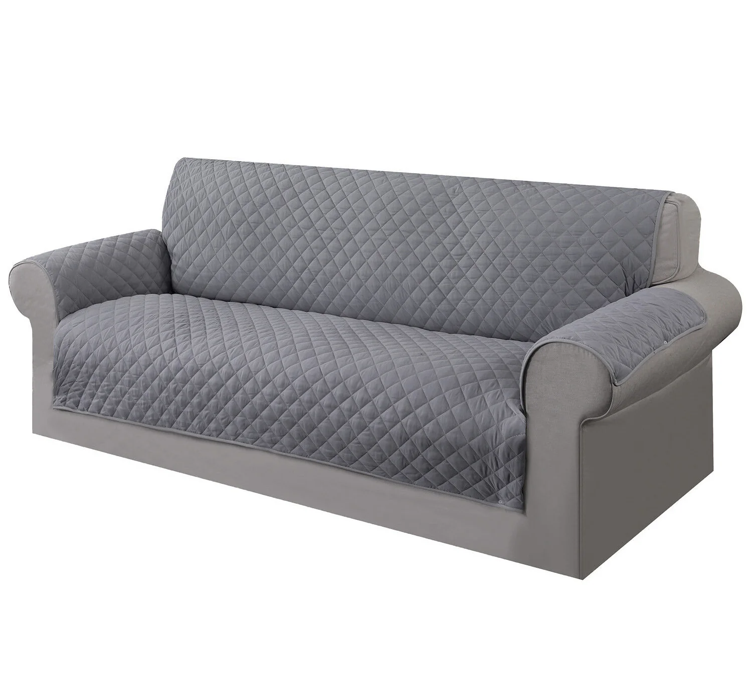 3-Seater Sofa Slipcover Quilted Couch Cover Water Resistant Furniture Protector - Image 5