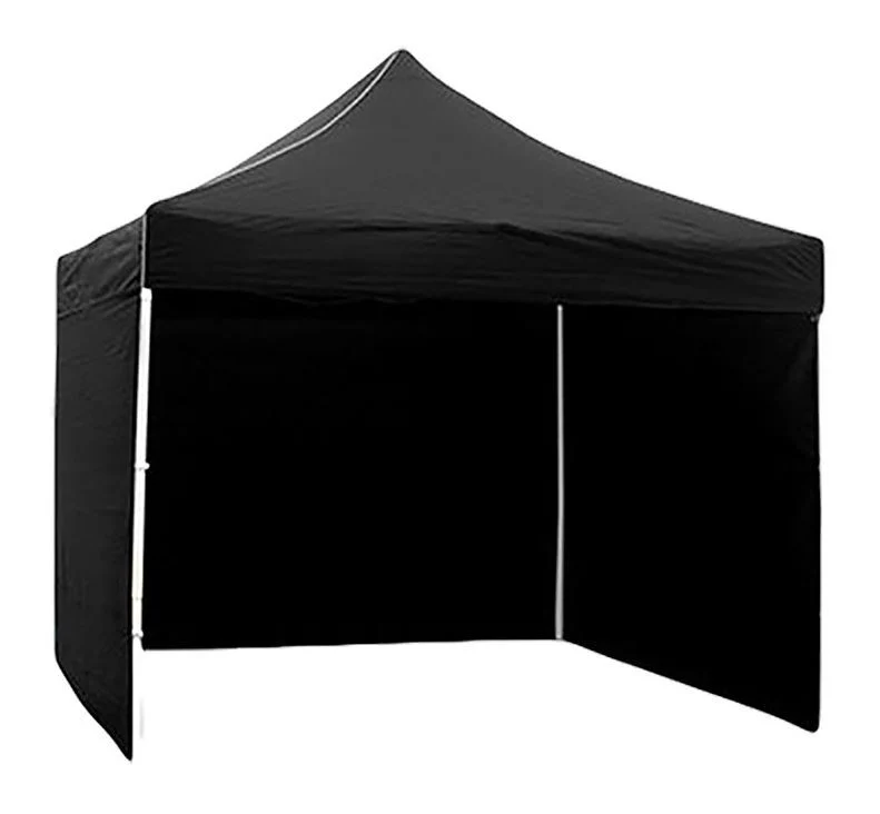 3-Side Gazebo Walls 3m x 3m (Black- Walls Only) - Image 5