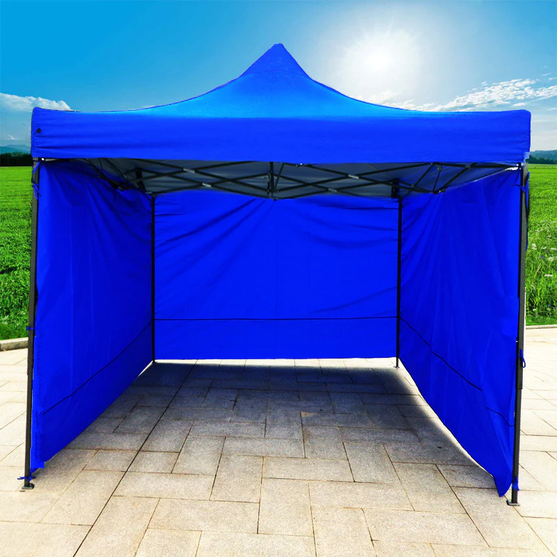 3-Side Gazebo Walls 3m x 3m (Blue- Walls Only) - Image 3