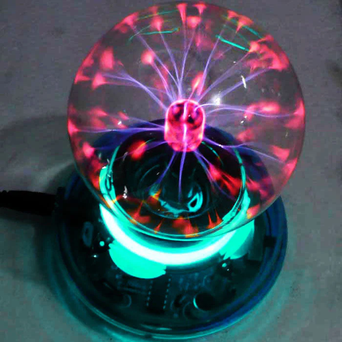 Magical Plasma Ball Night Light Lamp 3-Inch Touch USB Desk Decor Globe - Image 4