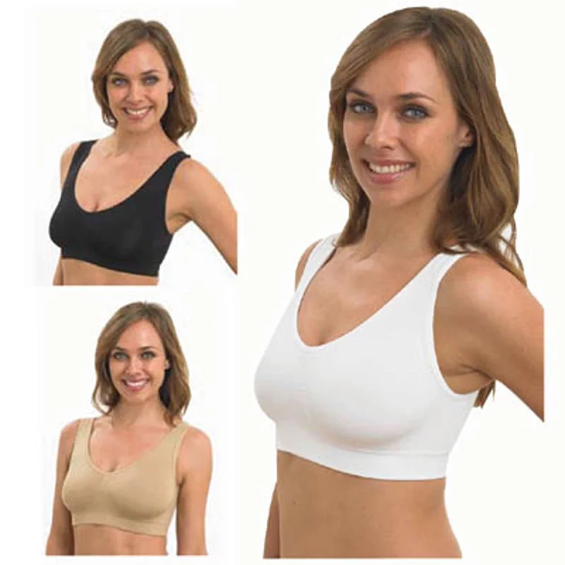 3 x Pack Ahh Seamless Sports Bras - Image 4
