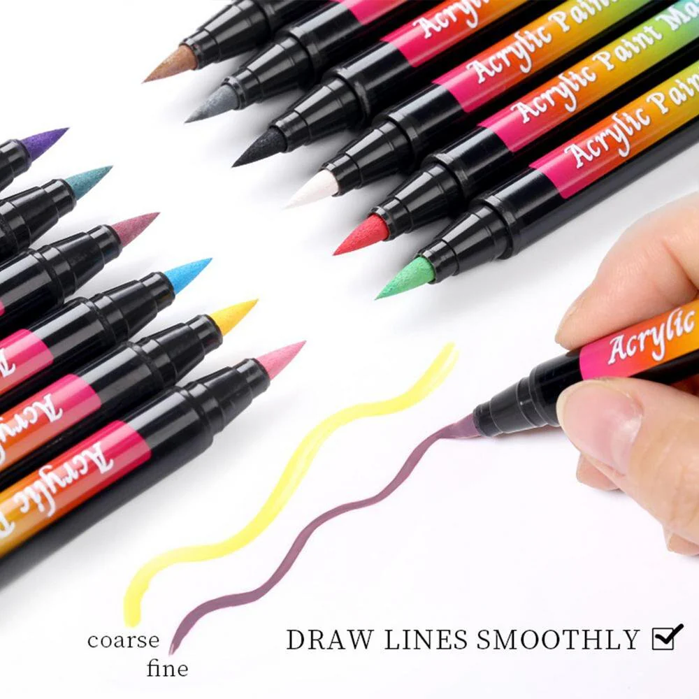 30 Colours Acrylic Paint Pens Art Markers - Image 11