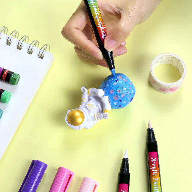 30 Colours Acrylic Paint Pens Art Markers - Image 8