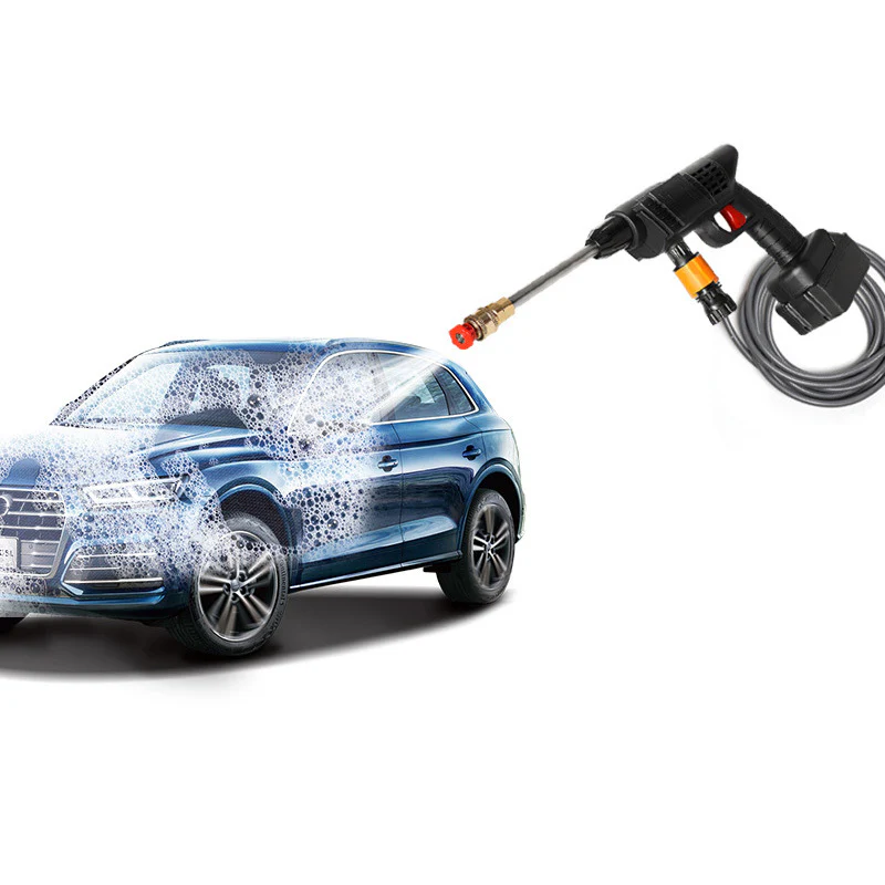 300W Cordless High Pressure Washing Gun Car Washer - Image 8