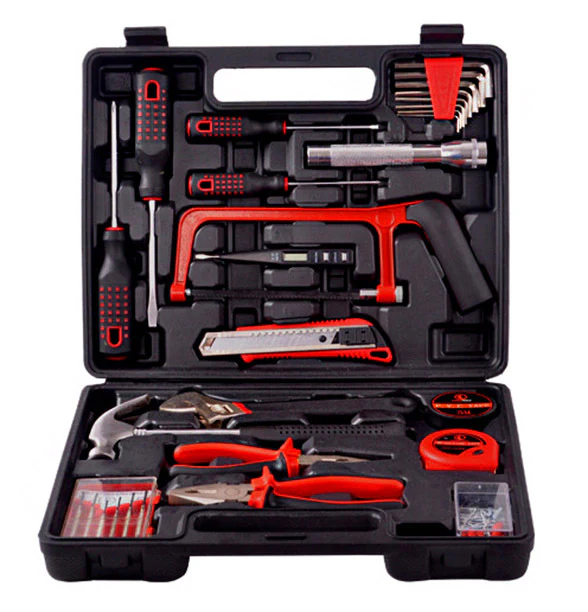 32PCS Tool Set Handy Household Repair Maintenance Kit In Box - Image 3