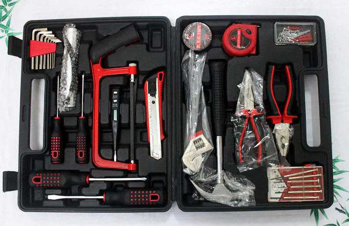 32PCS Tool Set Handy Household Repair Maintenance Kit In Box - Image 6