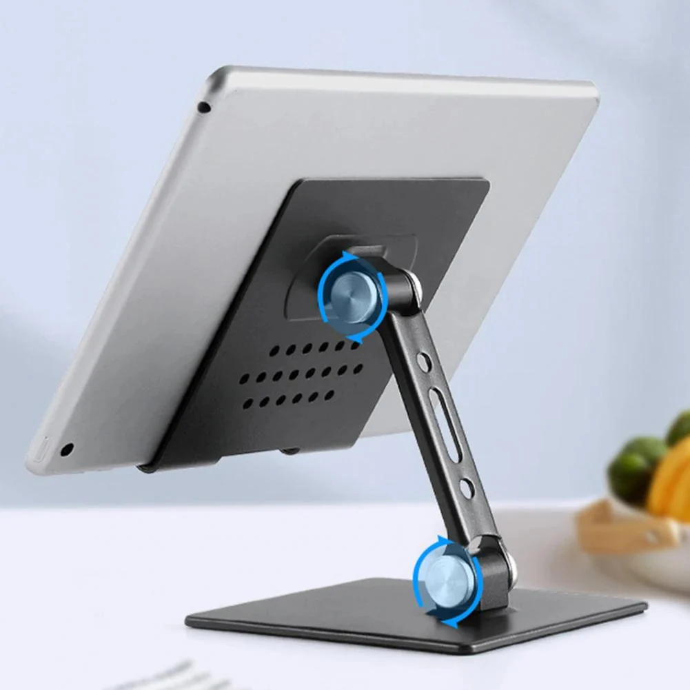 360 Adjustable Foldable Desktop Tablet iPad Mobile Phone Stand Holder - Image 2