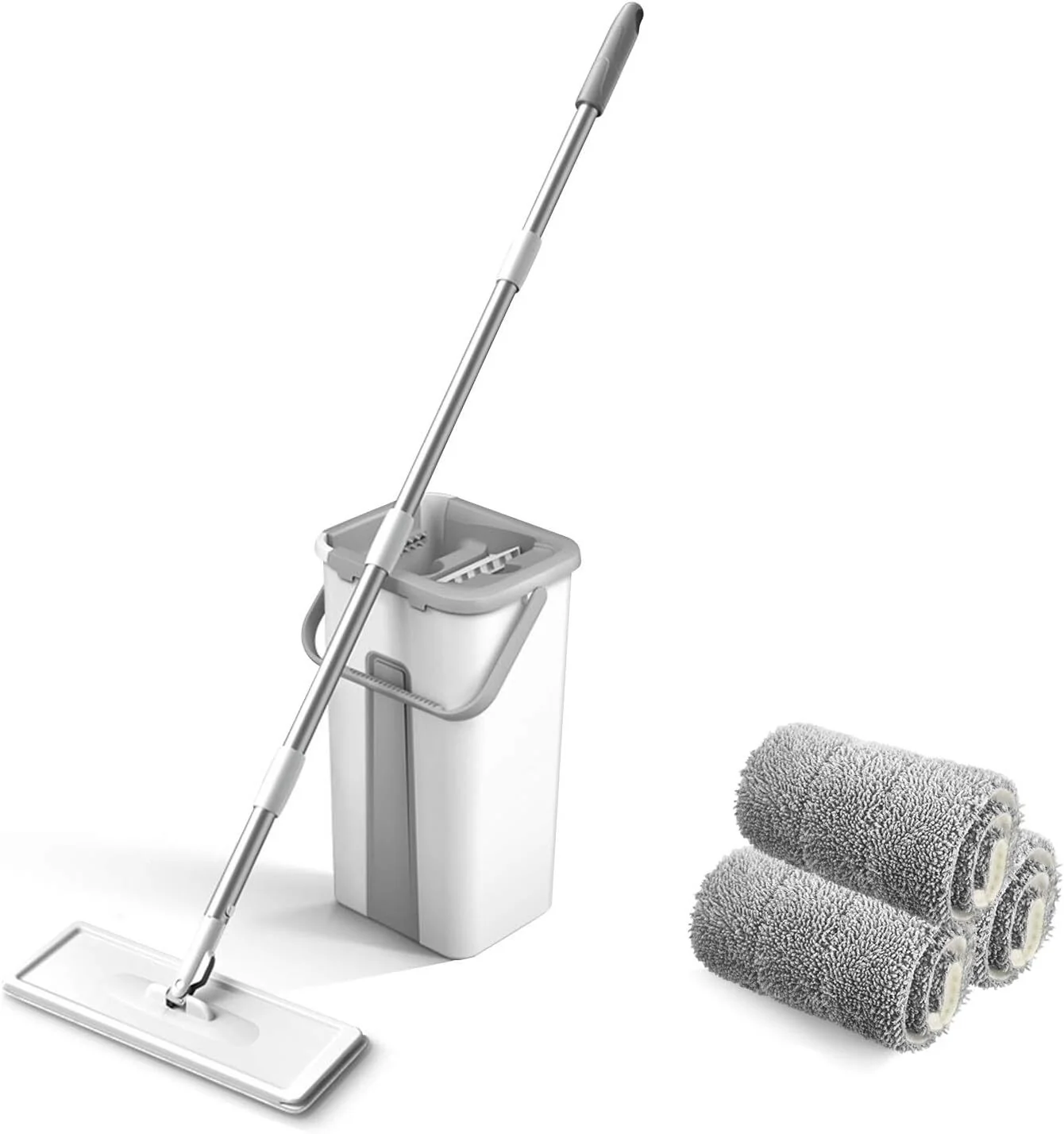 360-Degree Microfiber Mop & Bucket Floor Cleaning Set - Image 3
